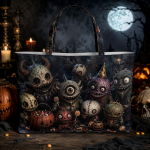 Monsterparty Zipper Tote Bag