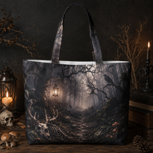 Boneforest Zipper Tote Bag