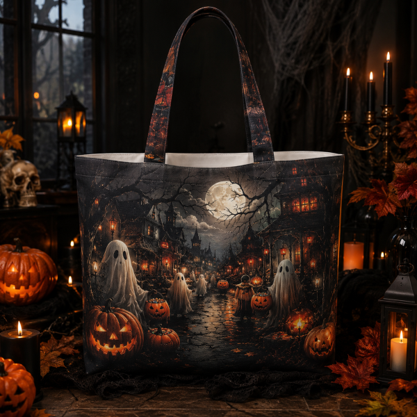 Ghoststreet Zipper Tote Bag