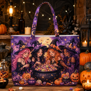 candycoven-1 candycoven illustration on a zippered tote bag