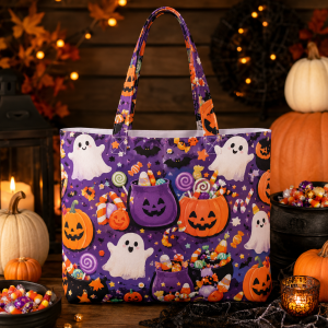 trickortote-1 trickortote illustration on a zippered tote bag